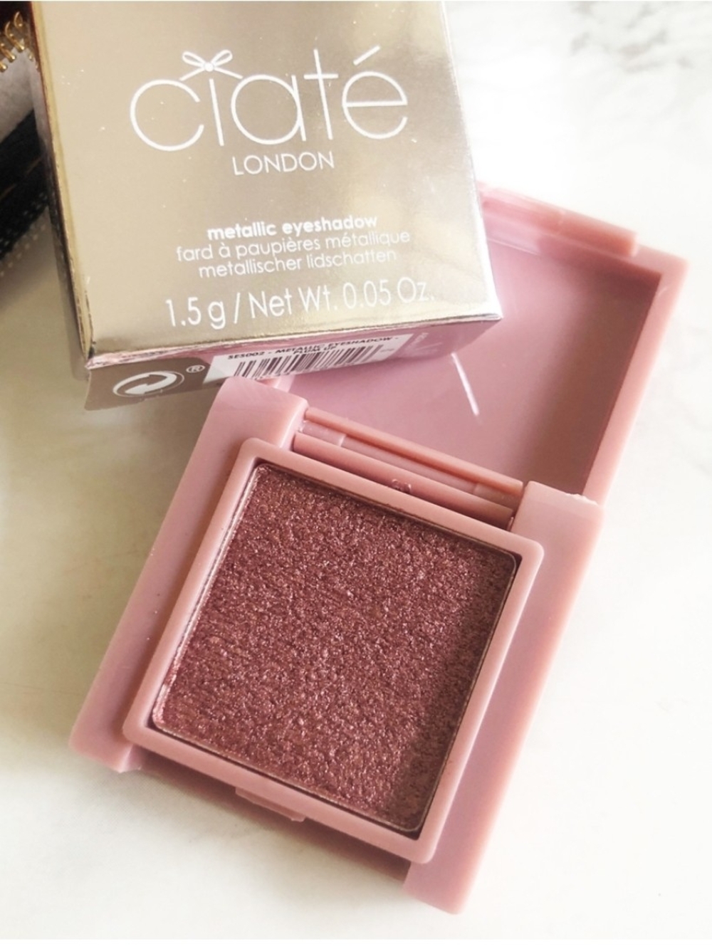 CIATÉ LONDON Metallic Eyeshadow in Plum It Up 1.5 g Brand New In Box